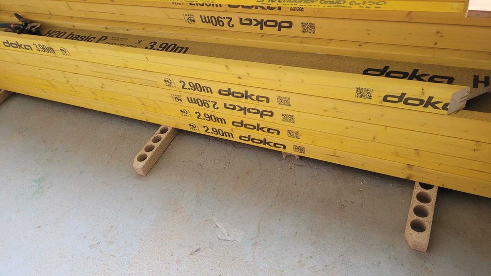 Vigas de Cofragem Madeira H20 Doka Novas