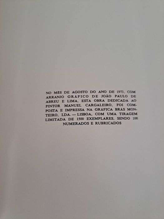 Manuel Cargaleiro poema ds Alberto de Lacerda