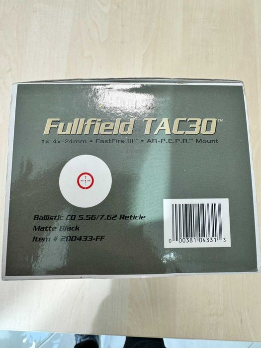 Приціл Burris FullField TAC30 1x-4x-24