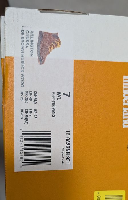 Buty Killington Hiker Chukka Timberland 40 brąz