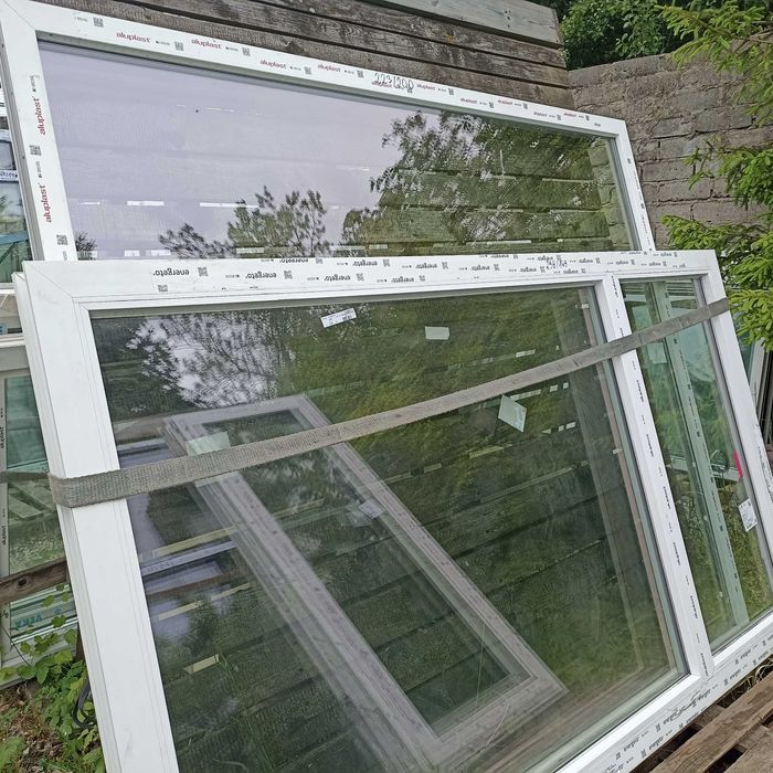 Okno pcv 258/149 fix białe