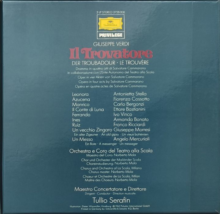 Унікальний вініл: Джузеппе Верді – «Трубадур» (Il Trovatore)
