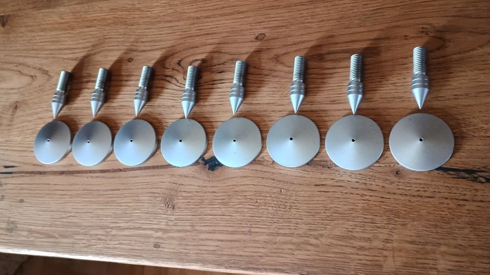 Шипы для акустики с пятками 8шт. М8