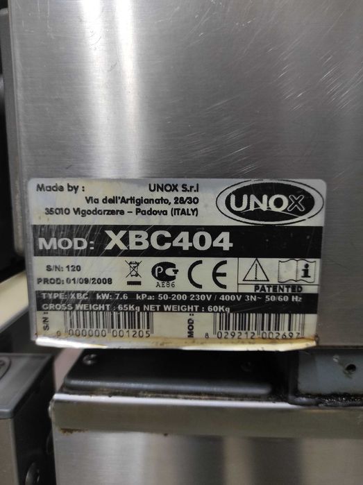 Пароконвектомат.Unox.Конвекційна піч.Конвекційнапіч