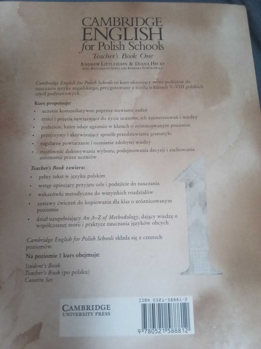 Książki Cambridge English student i teaches book 1