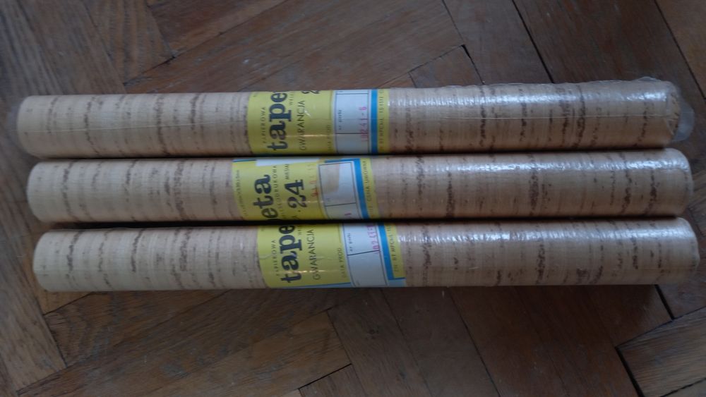 3 rolki tapety wklęsłodrukowe