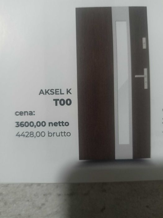Drzwi metalowe przeszklone