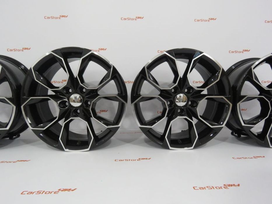 Jante Look Skoda RS 19X8.5 5x112 ET40 57.1 Preto Brilhante