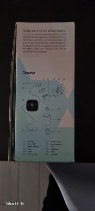 Extrator de leite Materno Elétrico