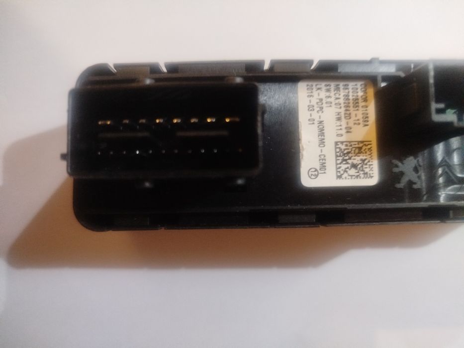 Interruptor de vidros , controlo de espelhos