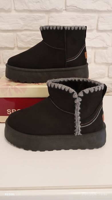 Obuwie damskie zimowe ocieplane rozmiar od 36 do 41
