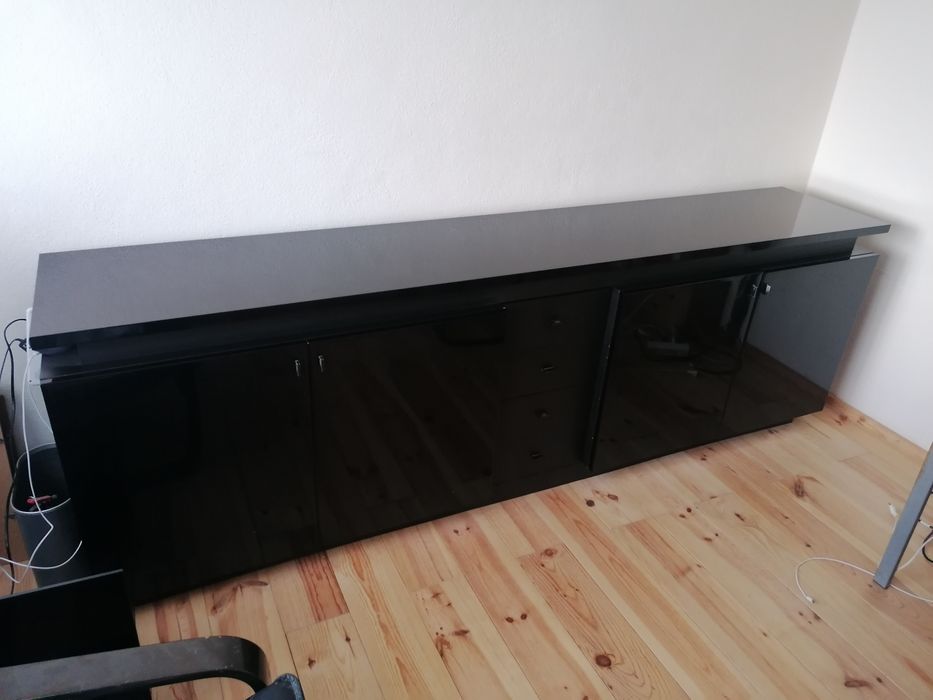 Design Armario moderno preto 2,60 m