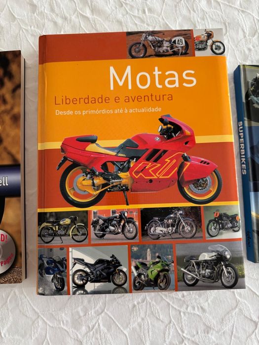 Pack 3 Livros sobre Motociclismo / Motas (Condução e História)