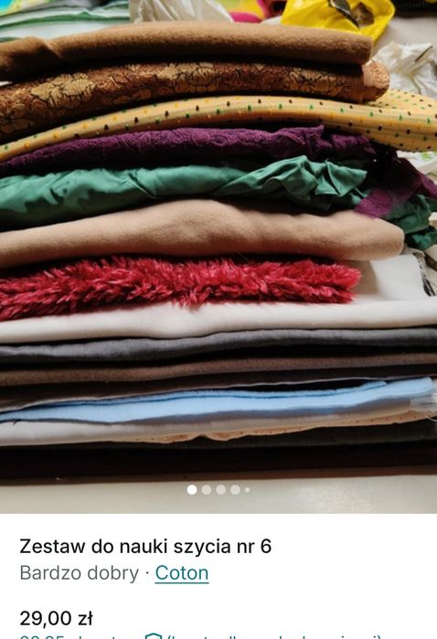 Zestawy materiałów do nauki szycia