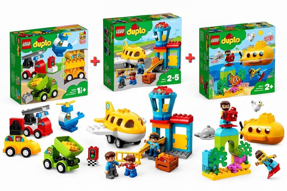 3 в 1 Lego Duplo 10910, 10871, 10886