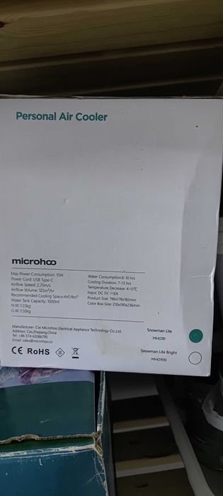 Ventilador Microhoo (Xiaomi) Portatil USB-C