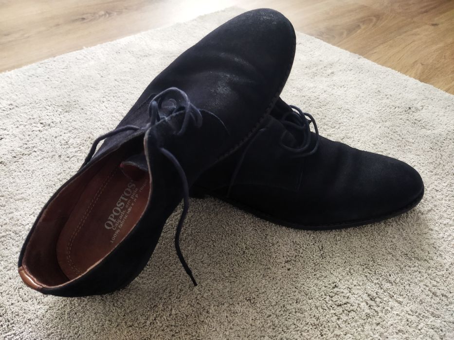 Sapatos homem de pele