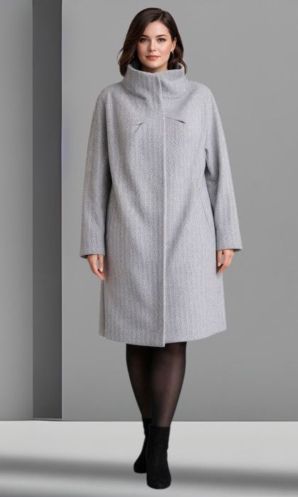 Жіноче пальто. Батальні розміри.