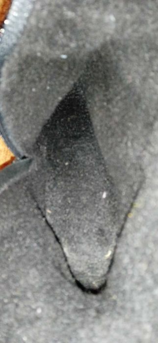 Чоботи ботфорти жіночі чорні замш натуральні демісезон 38 р.(24.5 см.)