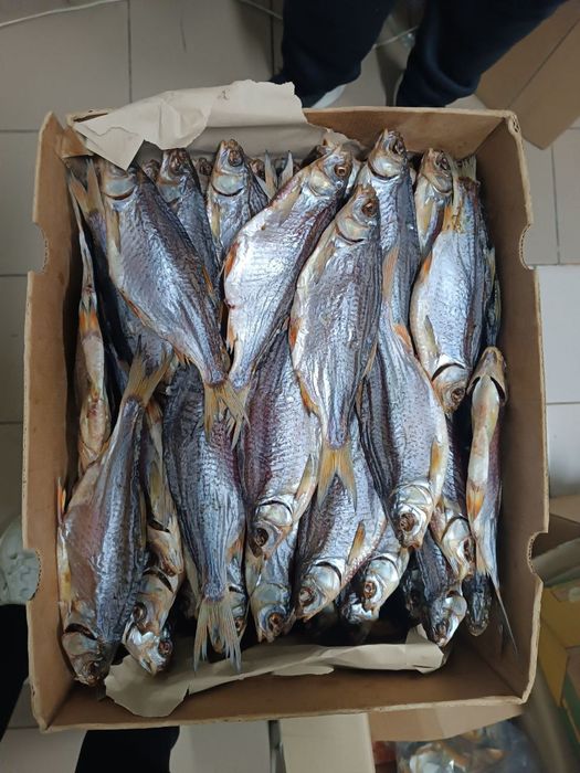 suszona ryba bez łusek