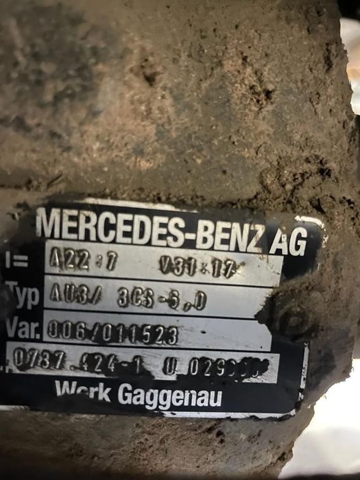 Oś unimog 427 u1650 u2150