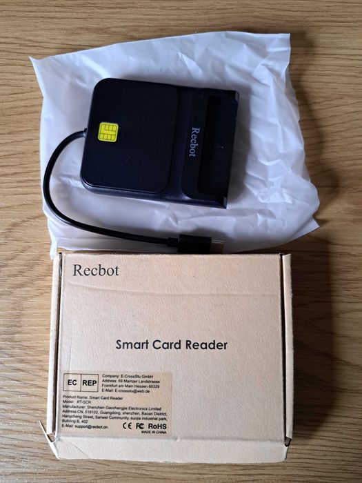 Leitor de Cartão de Cidadão Recbot Smart Card Reader – USB Novo446796108137113601