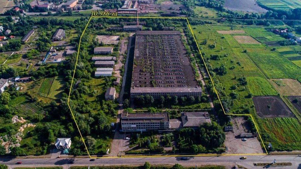 Терміново! Продаж виробничо-складського комплексу 42 000 м² у м. Коломия. Масштабна релокації підприємства або організації логістичного хабу.