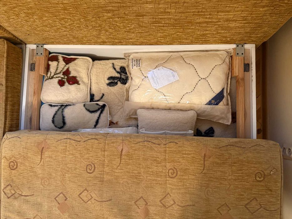 Narożnik tapicerowany do spania