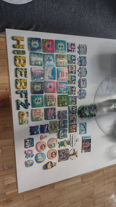 Magnesy na lodówkę z kolekcji Danonki i inne