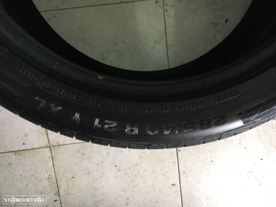 2 pneus continental como novos 285-40r21 - oferta da entrega 160 EUROS