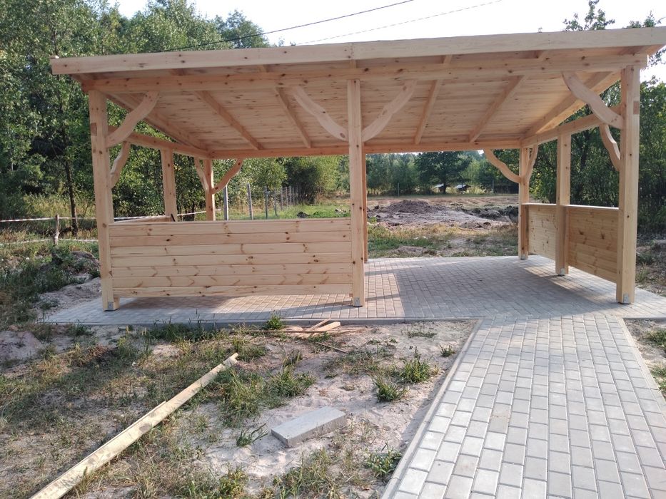 Wiata garażowa 6x 4 m Wiata na samochód