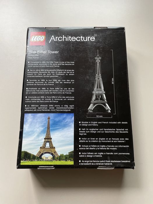 LEGO 21019 Architecture - Wieża Eiffla NOWA