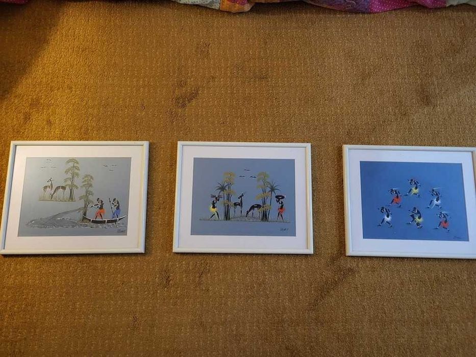 Coleção de 23 Quadros Batik