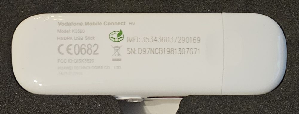 Modem USB Huawei K3520 – Bez simlocka | Pełny Zestaw