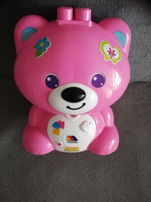 Miś z Klockami jest gwarancją bezpiecznej zaba