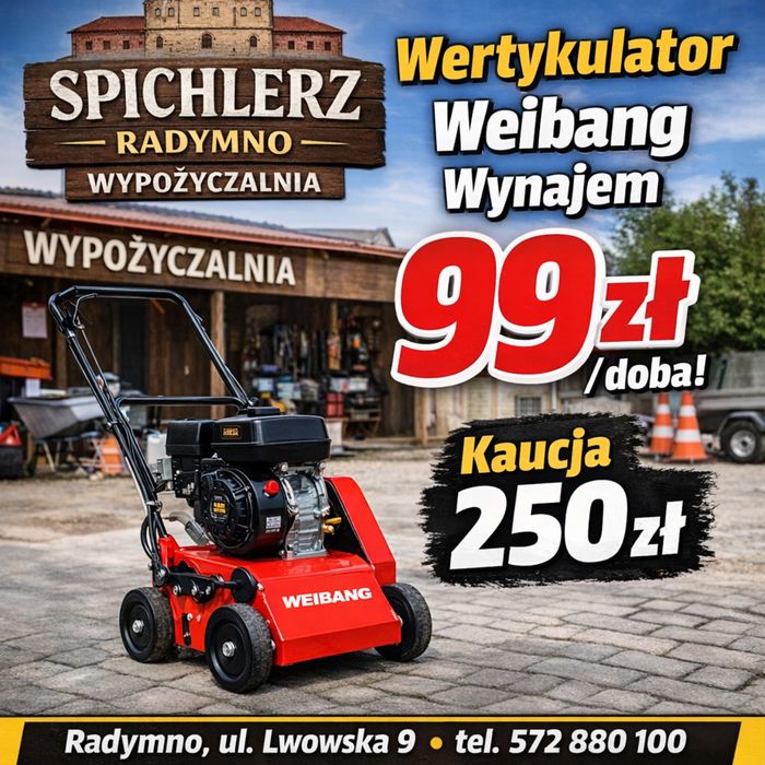 Wertykulator Honda Wynajem & Usługa wertykulacji