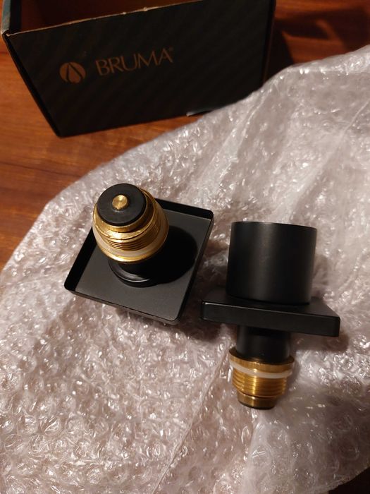 Torneiras de passagem 3/4" - EliteQ - preto mate - Bruma