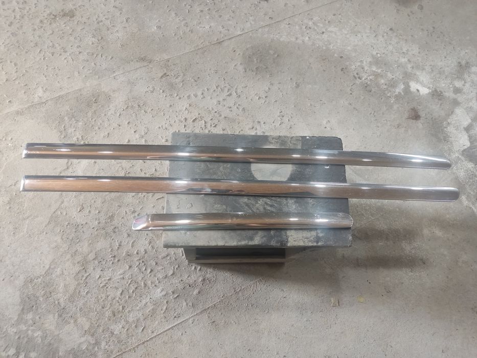 Хром накладки на ліству на Nissan Qashqai