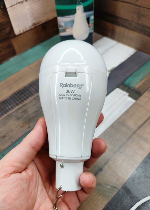 Підвісна лампа 30 w rainberg p921 від tipe C 3 режими 2 акумуляторами