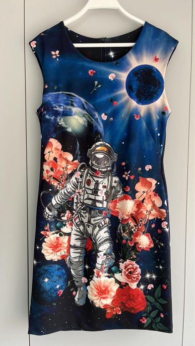 Vestido sem Manga Astral