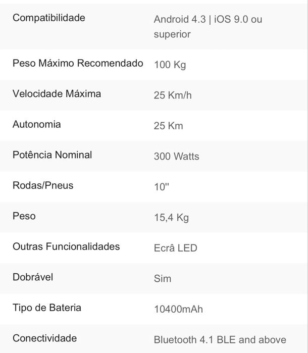 Trotinete eletrica xiaomi
