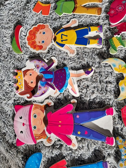 Магнітна гра лялька 3шт