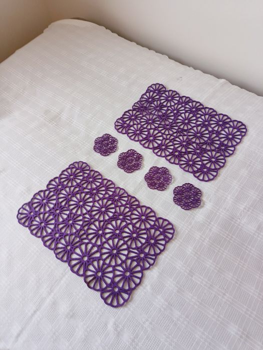 Ochronne  podkładki - serwetki filcowe, 6 sztuk