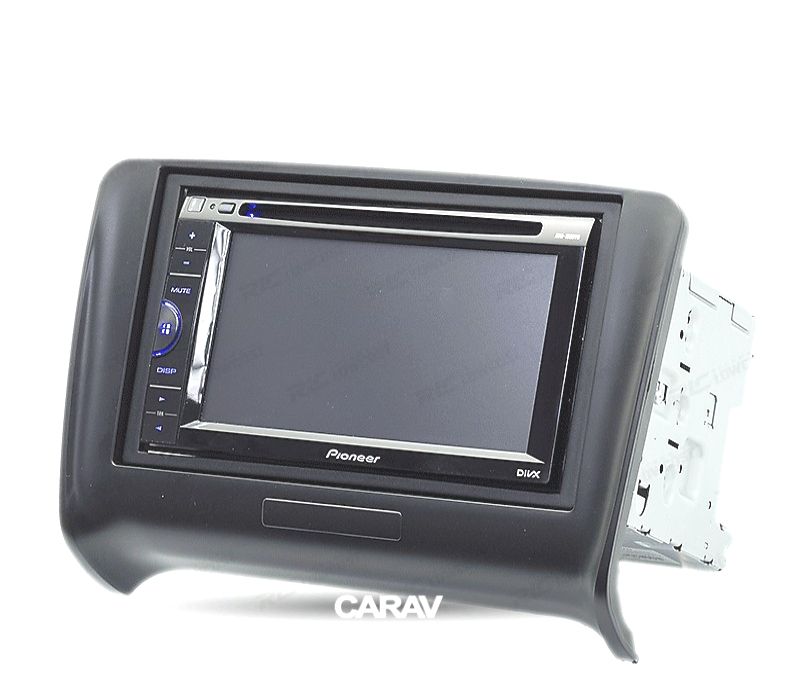 MOLDURA ADAPTADOR PRETO PARA RADIO 2-DIN PARA AUDI TT
