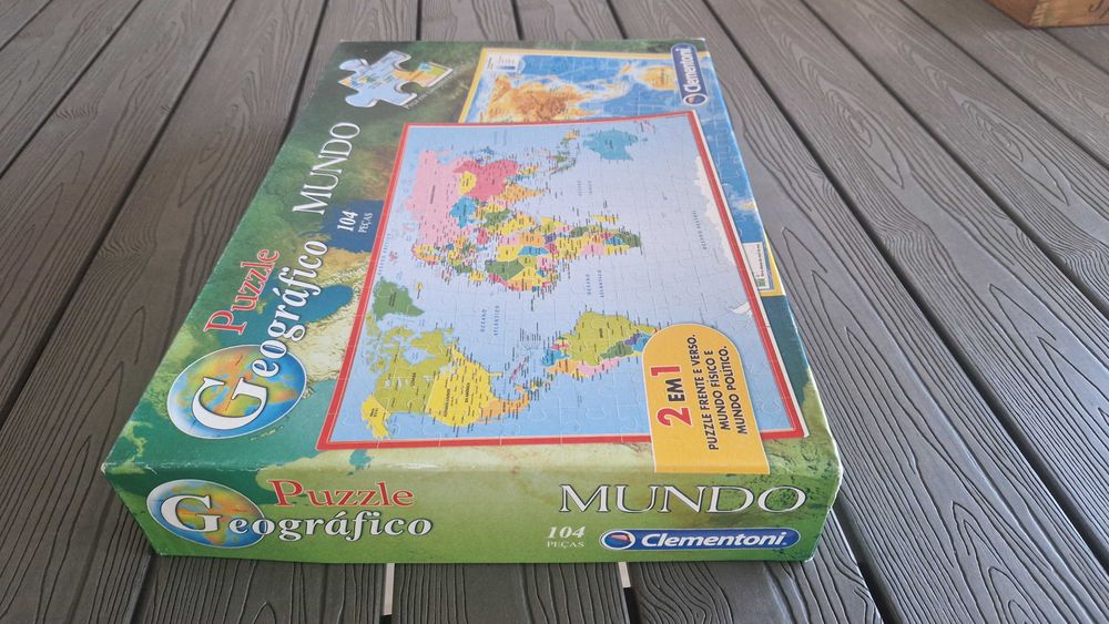 Puzzle Geográfico Mundo, Clementoni