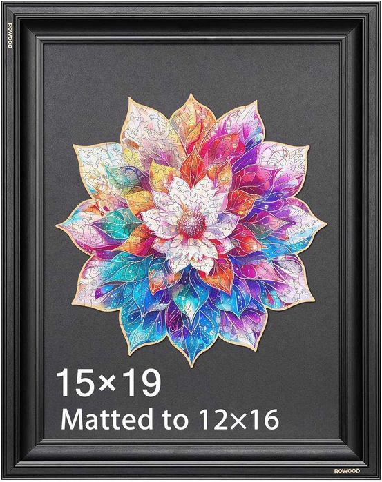 Пазл ROBOTIME "Містична мандала з квітами", 200 деталей.