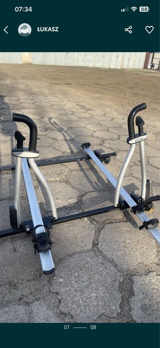 Bagaznik uchwyty  rowerowe Atera Giro , kluczyki , belki