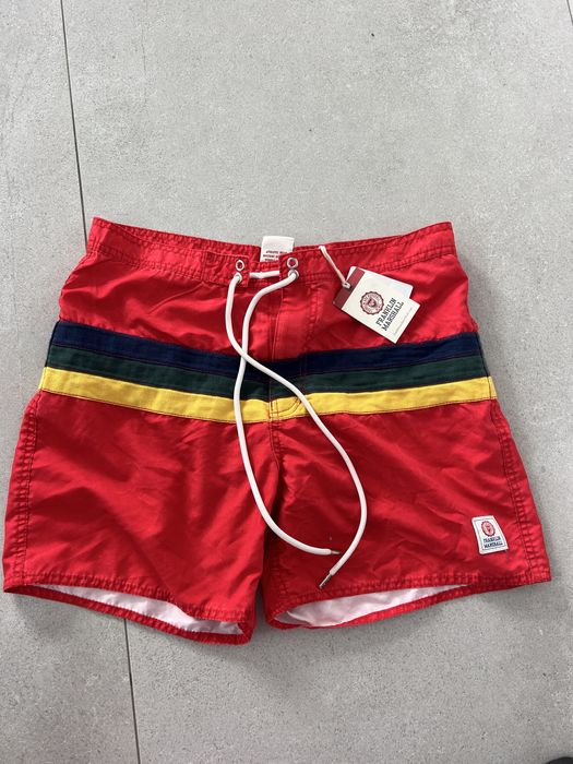 Szorty kąpielowe Franklin Marshall czerwone M