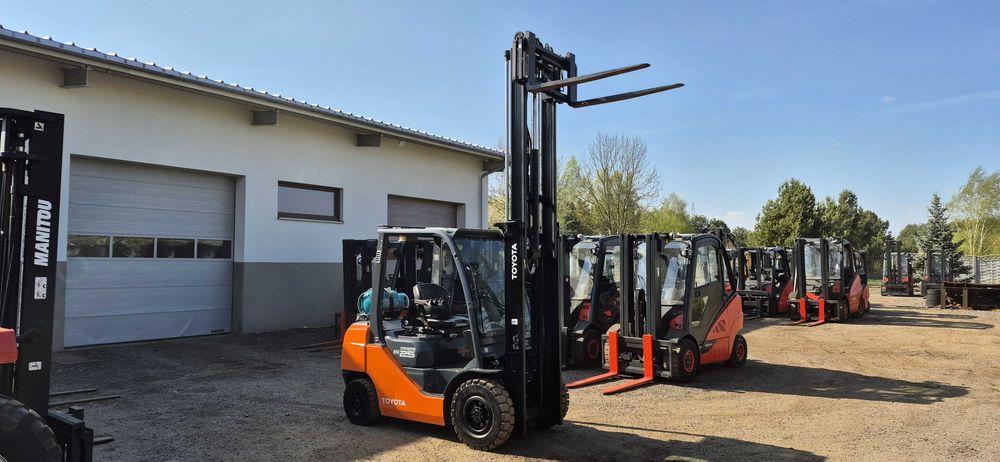 Wózek Widłowy Toyota 8FG25 - Duplex 3.20 m - Tylko 5100 mth  - 4 sekcje - Waga - Stan BDB