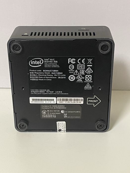 Міні ПК NUC7i3BHN,  Міні-комп'ютер Intel NUC